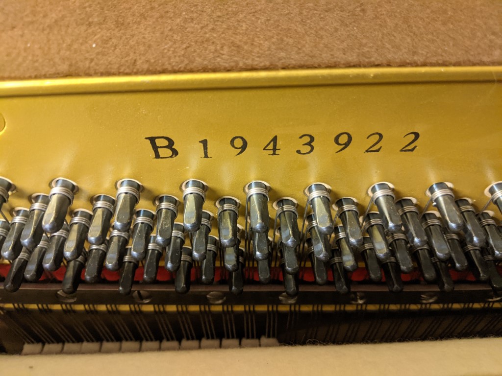 YAMAHA SÉRIE B — piano vendu