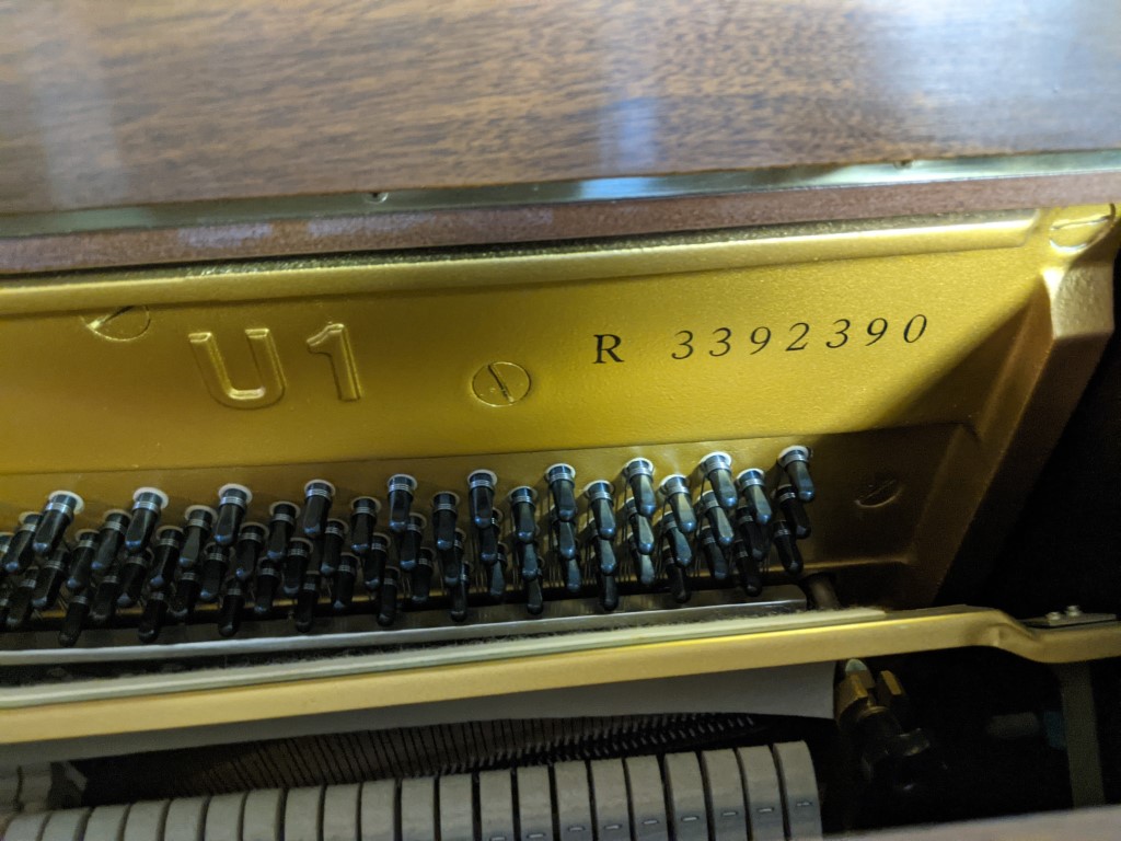 YAMAHA U1 — piano vendu